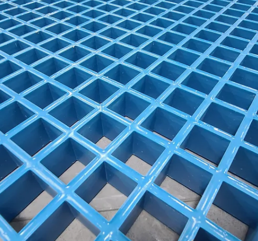 38×38×25mm Plastic Flooring Fiberglass FRP Grating