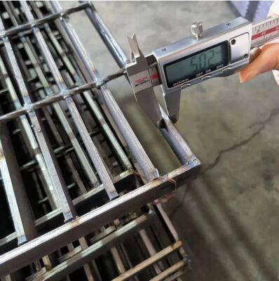 گالوانیزه از فولاد ضد زنگ با 38/50/76/100mm Cross Bar Pitch برای تخلیه بهینه