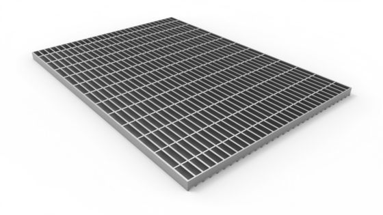تامین کننده گریتینگ باربر گالوانیزه فولاد نرم 25X5mm استاندارد 6.0 متر