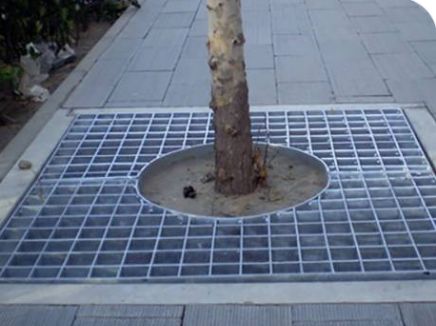 پوشش استخر درخت با طراحی شبکه فولادی دوامدار