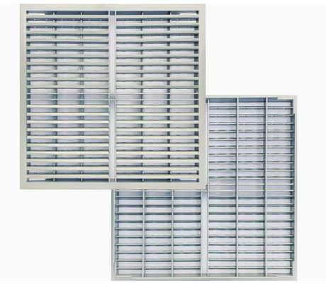 پنل فلزی مشبک محافظ کندانسور کولر گازی فضای باز، ورق پانچ شده فلزی SS304، ورق پانچ شده آلومینیومی