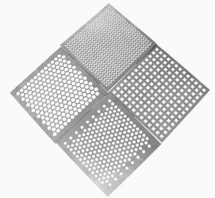 Aluminum Perforated Metal Mesh Plate with Various Hole Shapes Can Be Customized