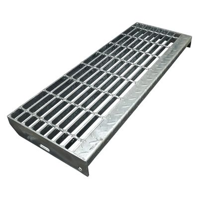 Galvanized Steel Grating with Bearing Bar Space 30mm and Thickness 2mm for Stair Treads and Walkways