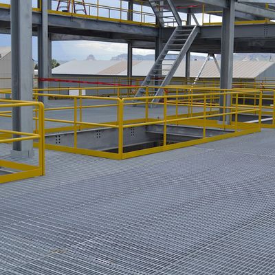 Aluminum Road Steel Grating for Low Costs Walkway and Platform Foot Plate