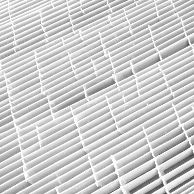 نرده فولادی گالوانیزه گرم با شبکه مربعی و مواد Q235 برای پله ها